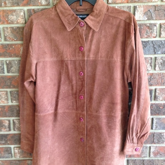 SAVANNAH Leather Jacket Size Small - Picture 2 of 7